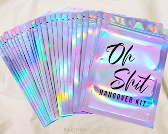 Hangover Kit Tasche, Bachlorette Party, Hangover, Hangover Kit, Oh Shi* Kit, Brautparty, 21. Geburtstag, Recovery Kit, Recovery Kit