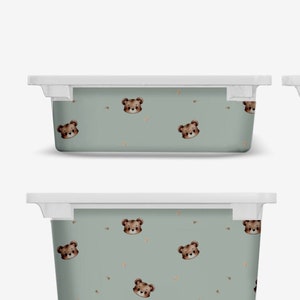 Adesivo orsetto TROFAST Adesivo IKEA TROFAST Vinile avvolgente Adesivo ikea Trofast Adesivo sala giochi Trofast Adesivo Teddy Decor Storage Adesivo Storage menta