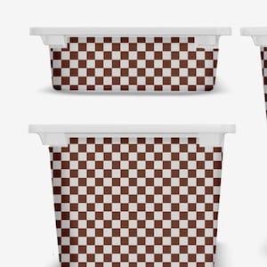 Rutig klistermärke TROFAST klistermärke Rutig IKEA TROFAST Rutig vinylfolie klistermärke Trofast lekrumsklistermärken rutigt Lekrumsinredning Förvaring rutigt
