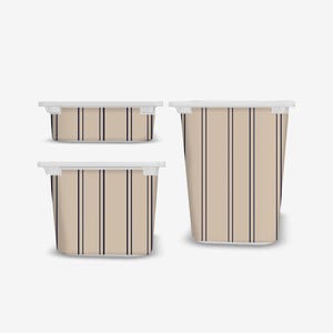 Linee verticali Adesivi IKEA trofast Strisce sottili Adesivi Ikea Hack Adesivi per bambini Ikea per riporre la sala giochi Adesivi Trofast Strisce Trofast Adesivo Beige