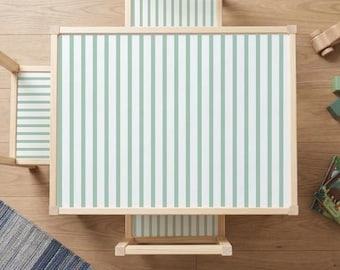 Pegatinas verdes para mesa auxiliar Latt de IKEA. Pegatinas verdes para mesa auxiliar Latt, ideales para una decoración bonita. Pegatinas verdes para muebles, perfectas para niños.