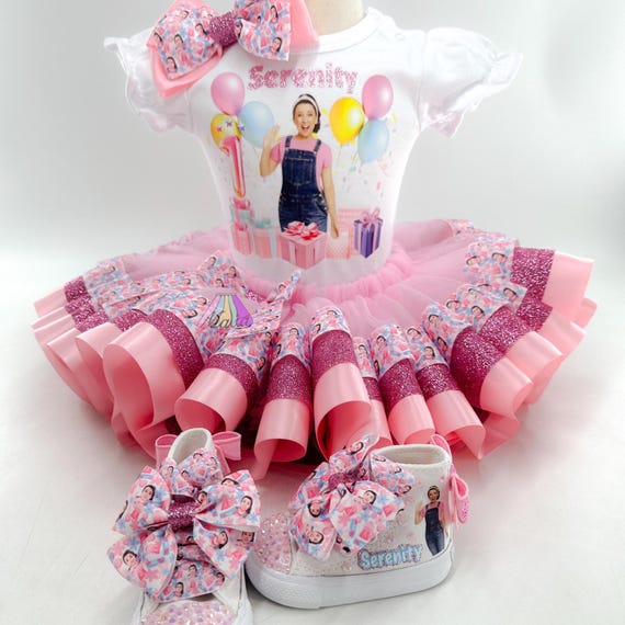Miss Rachel Birthday Tutu Outfit: Custom Shirt, Bow & Sneakers - Etsy