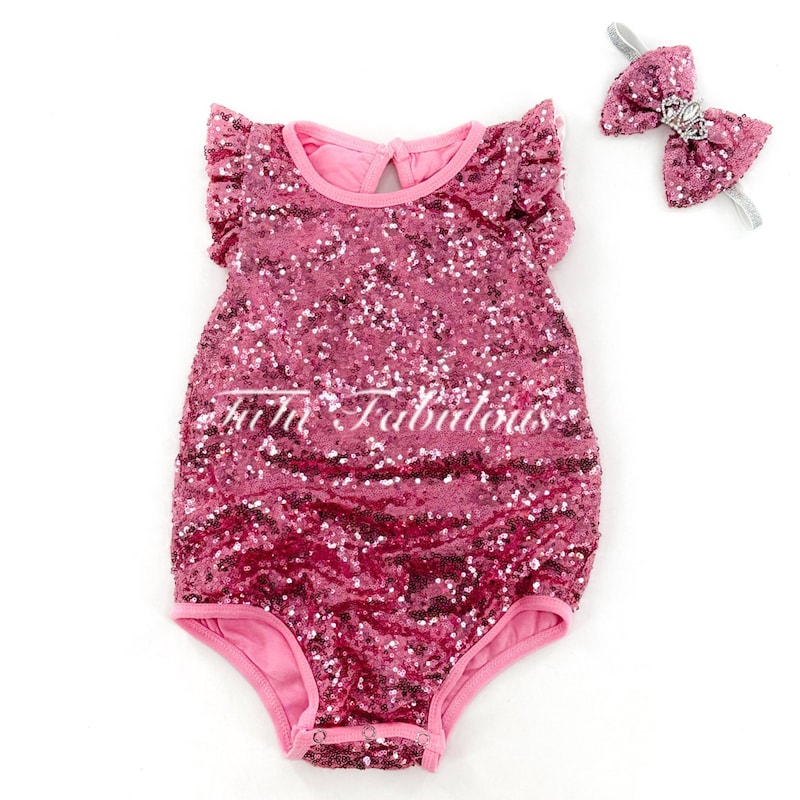 Sequin Baby Tee main image 0