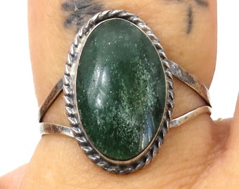 Vintage Sterling silver agate Taxco ring