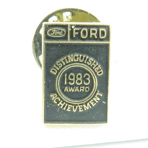 vintage 10k rempli d&#39;or Ford Distinguished Achievement Pin 1983 Award