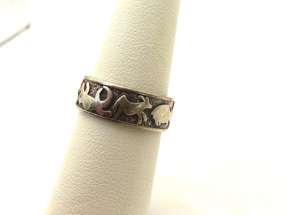 vintage native American sterling silver animal ba… - image 8