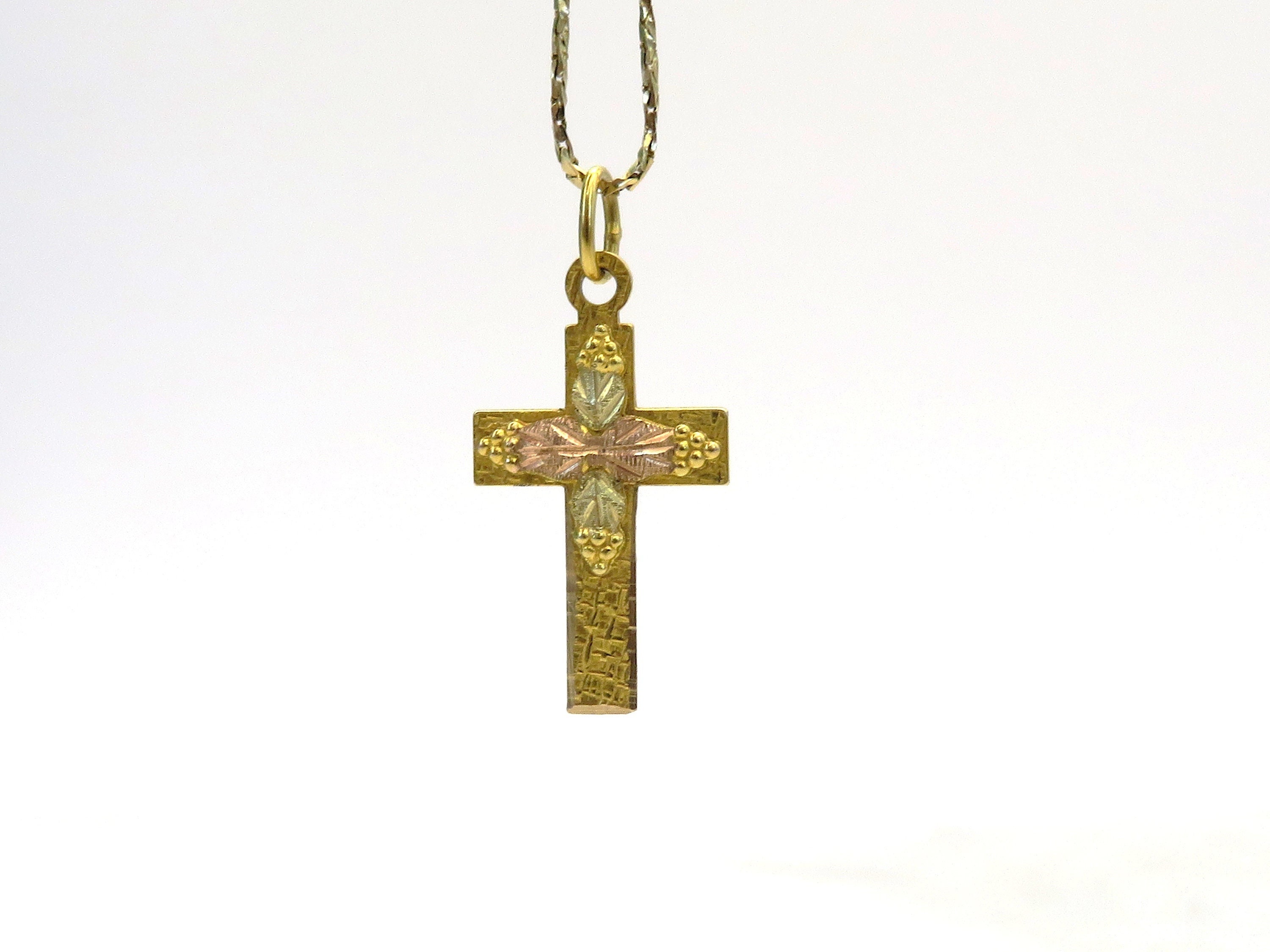 Landstroms black hills sale gold cross necklace