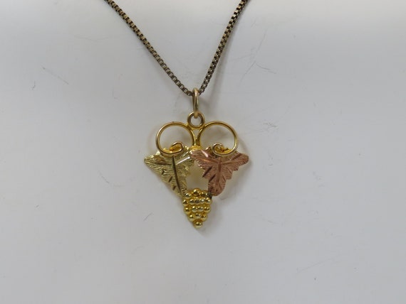 Vintage 10k Black Hills Gold Necklace - image 1