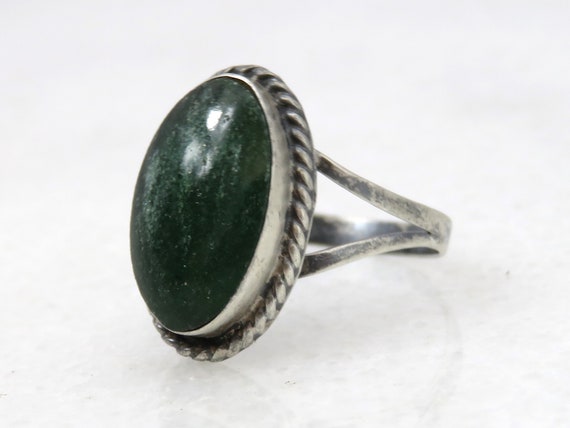 Vintage Sterling silver agate Taxco ring - image 3