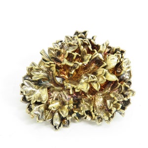 Vintage Eggert Denmark sterling silver flora Danica parsley brooch