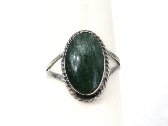 Vintage Sterling silver agate Taxco ring - image 5