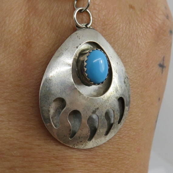 Vintage sterling silver native American shadow bo… - image 7