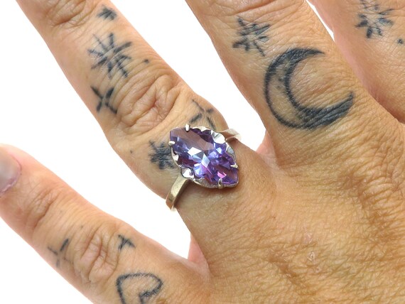 10k 英国アンティーク ルビー ホワイトトパーズ ヴィンテージ ビンテージ アールデコ リング ゴールド イギリス 昭和レトロ 金 指輪 k18 英国製（イギリス製） K10 ホワイトゴールド 天然 ブルートパーズ