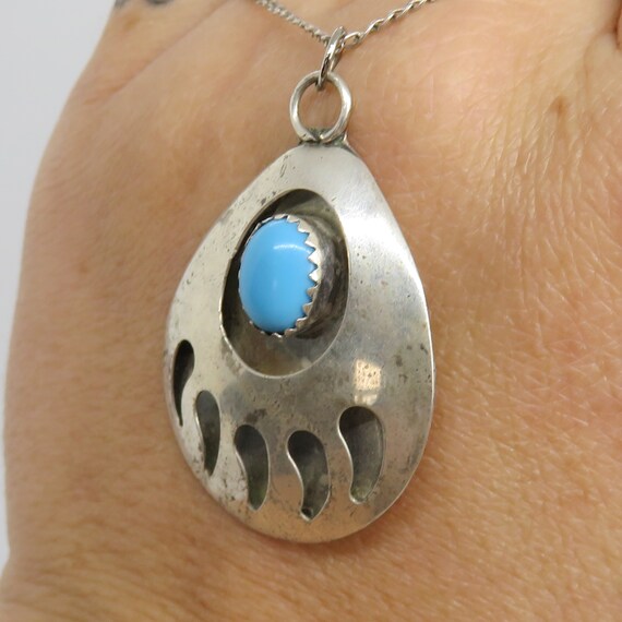 Vintage sterling silver native American shadow bo… - image 6