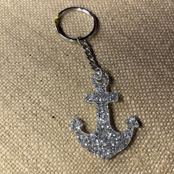 Anchor Keychain Etsy