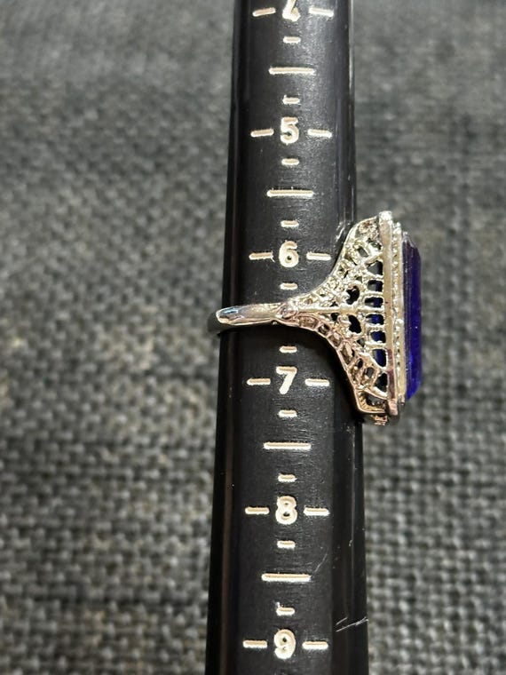 Silver Tone Statement Ring Set - image 6