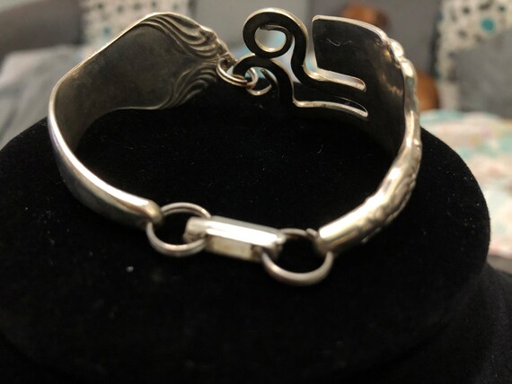 Vintage Silver Plate Fork Bracelet - image 3