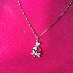 Sterling Silver CZ Dragonfly Necklace