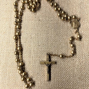 Vintage 12K Gold Filled Rosary
