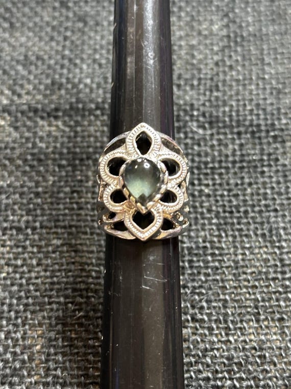 Silver Tone Statement Ring Set - image 5