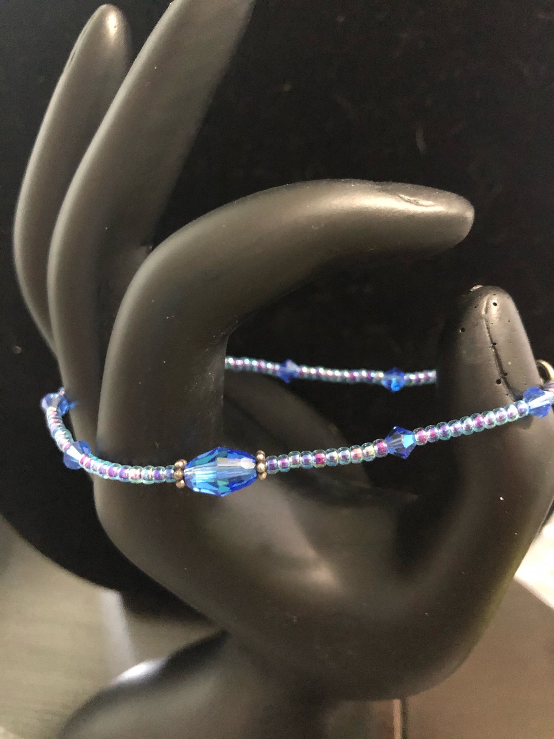 Sterling Silver Beaded Bracelet Etsy