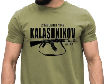 KALASHNIKOV T-Shirt AK-47 RIFLE 7.62X39MM