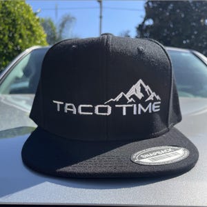 Taco Time  Embroidered Snapback Baseball Cap | Off Road Lifestyle