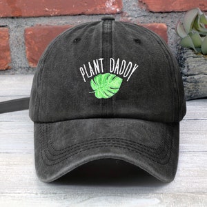 Plant Daddy Embroidered Dad Hat - Plant Lover Baseball Cap