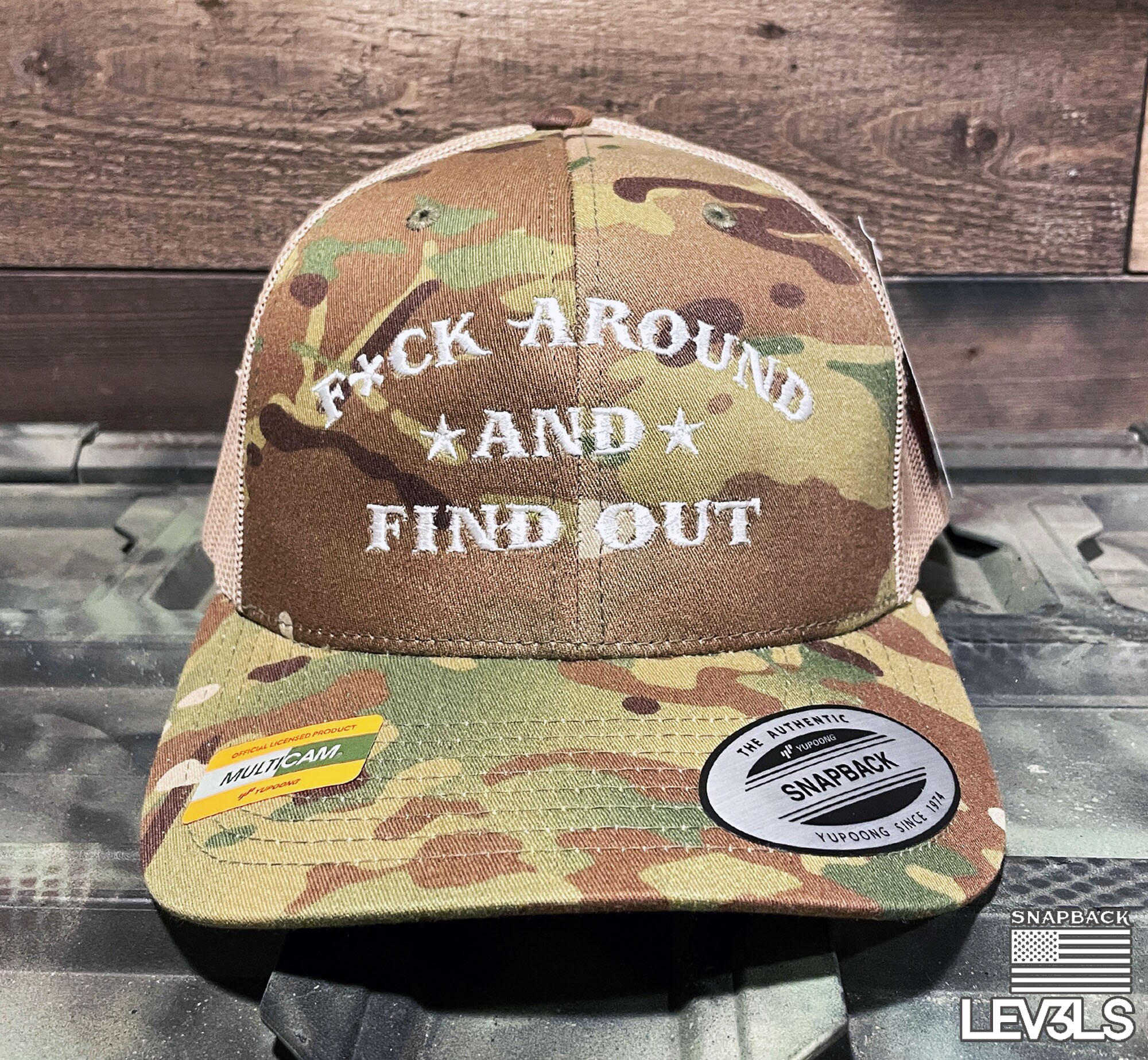 Multicam Tan Snapback Tan Mesh Retro | Etsy