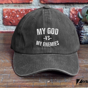 My God Vs My Enemies Inspirational Christian T Shirt My God Vs My Enemies Inspirational Christian T Shirt