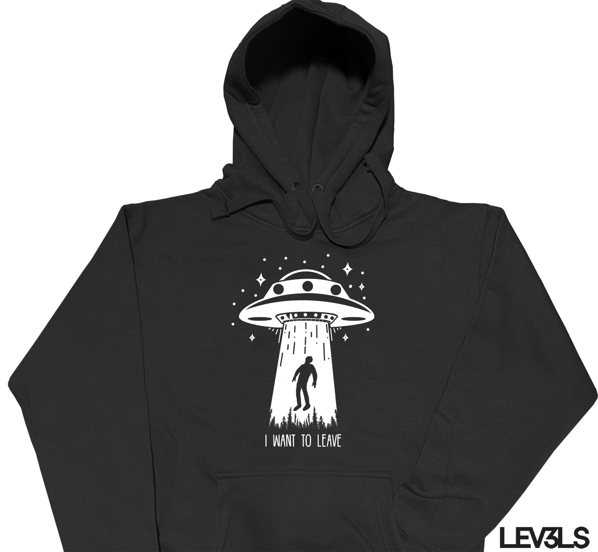 Neverless UFO KATZE ALIEN RÜCKENAUFDRUCK MOTIV KAPUZEN-FASHION Neverless UFO KATZE ALIEN RÜCKENAUFDRUCK MOTIV KAPUZEN-FASHION