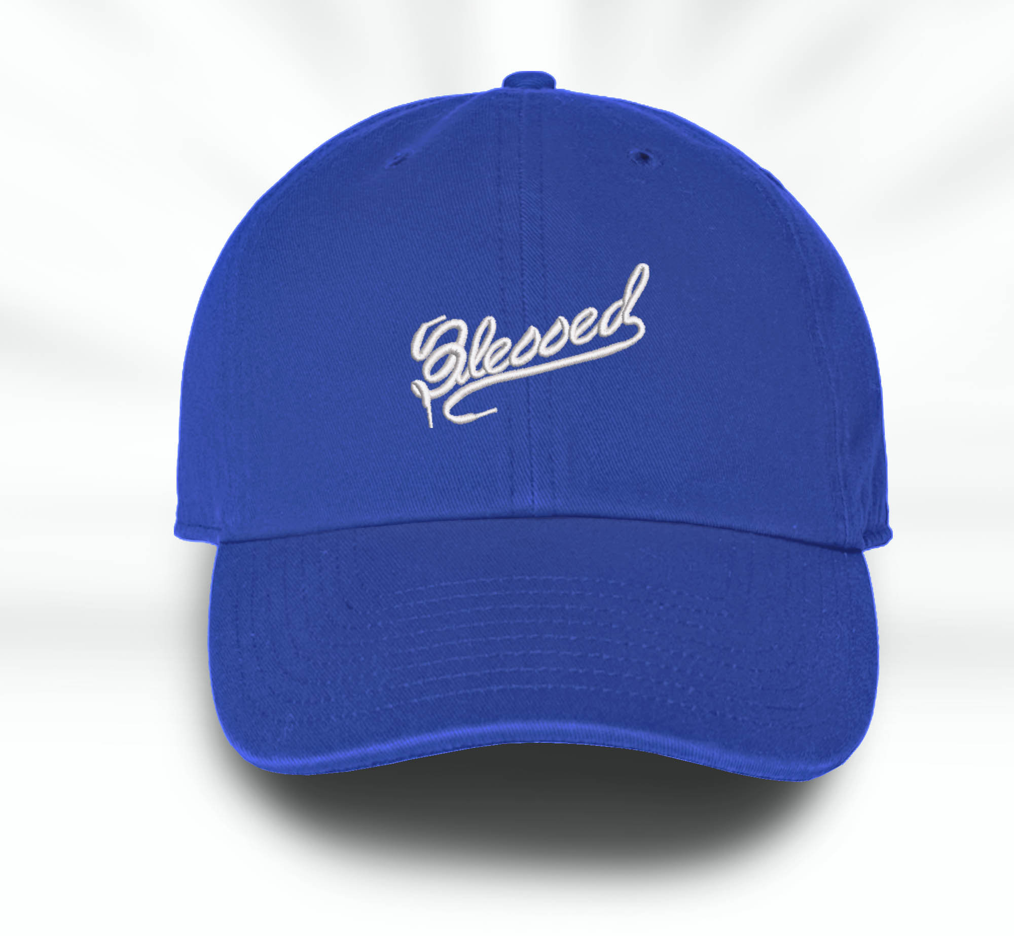 Blessed Shoe Lace Logo Embroidered Sneaker Head Low Profile