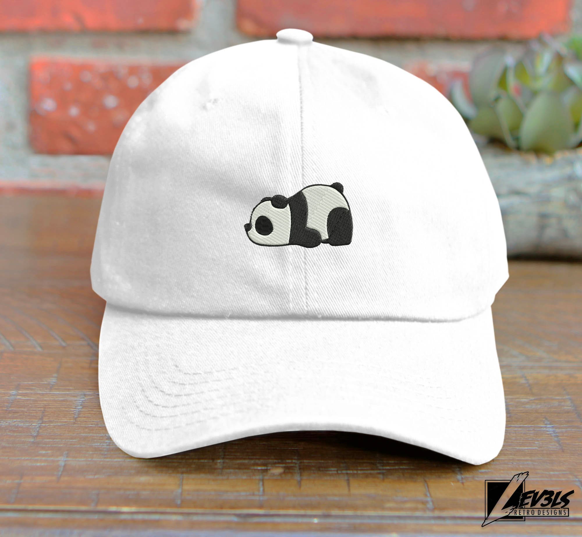 Tired Panda Dad Hat Embroidered Baseball Unisex Cap Sleepy Cute Panda 