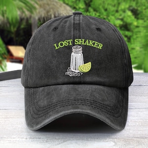Lost Shaker Of Salt | Embroidered | Unconstructed Baseball Cap | Salt Lime Frozen Concoction