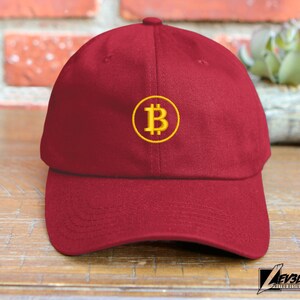Bitcoin Billionaire  Embroidered Low Profile Baseball Cap  | Adjustable Buckle | Cryptocurrency | Dad Hat