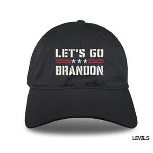 Let&#39;s Go Brandon Dad Hat: Embroidered Cotton Baseball Cap