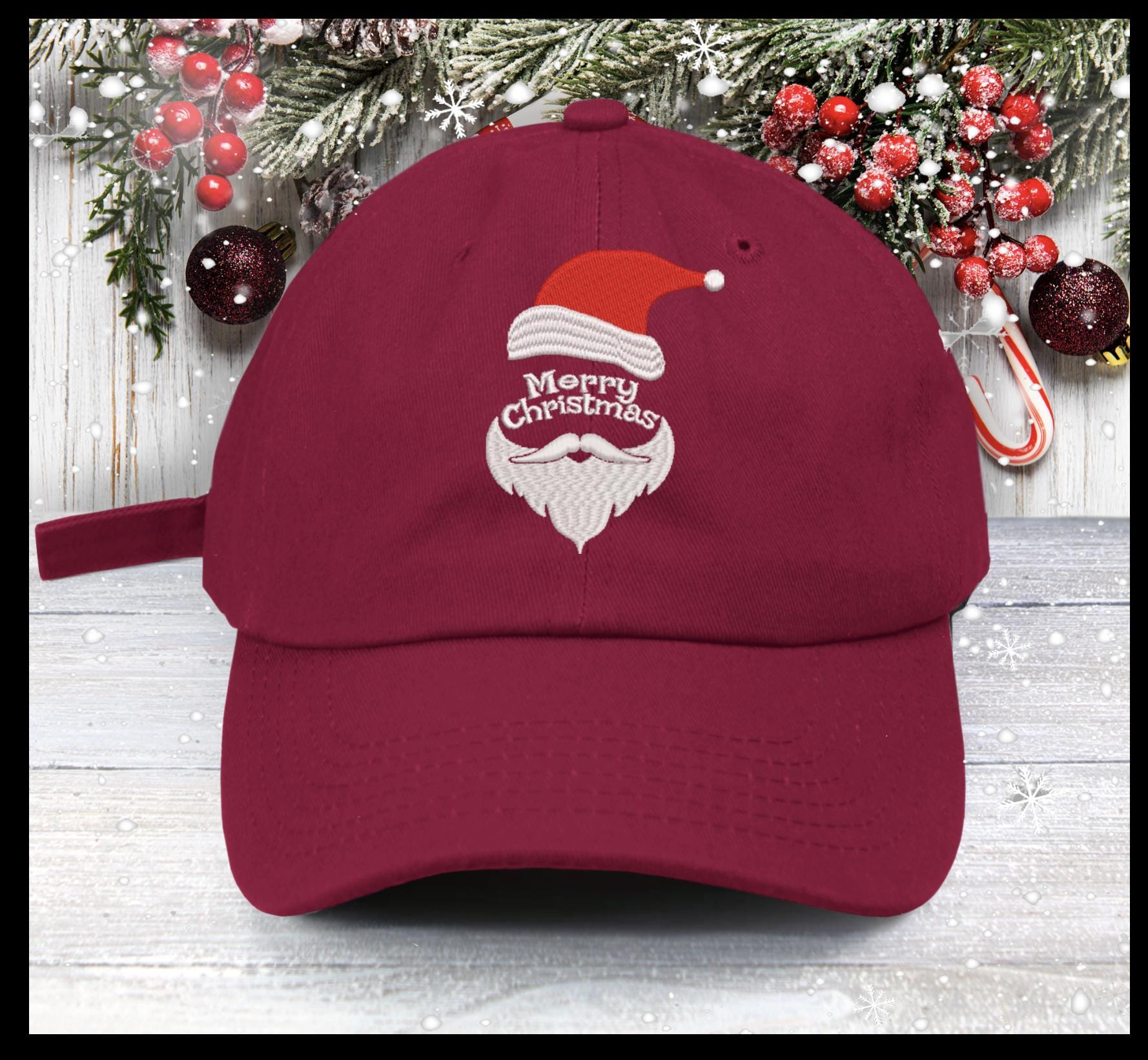 Casquette De Baseball De Noël Pour Homme Et Femme - En