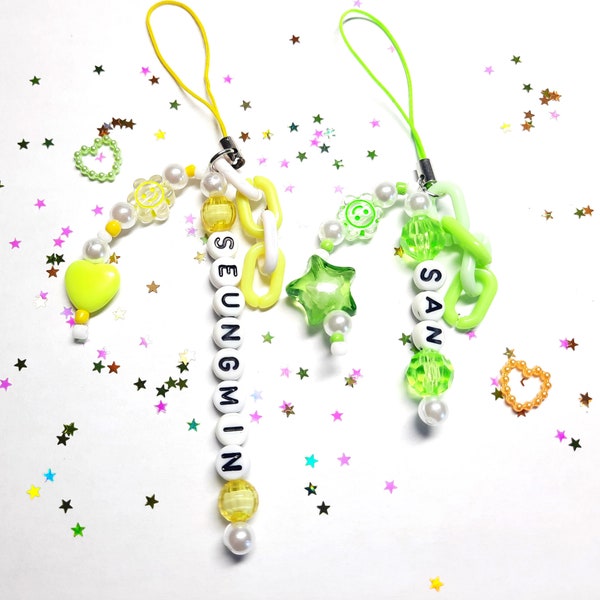 CUSTOM K-Pop Bias Name Keychain Charm