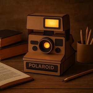 Build Your Own Retro Polaroid Camera – Printable DIY Kit | 10-page PDF ...