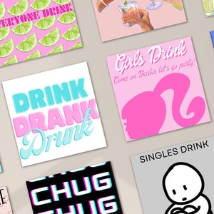 Drink Drank Drunk - Drinking Game Digital Download
