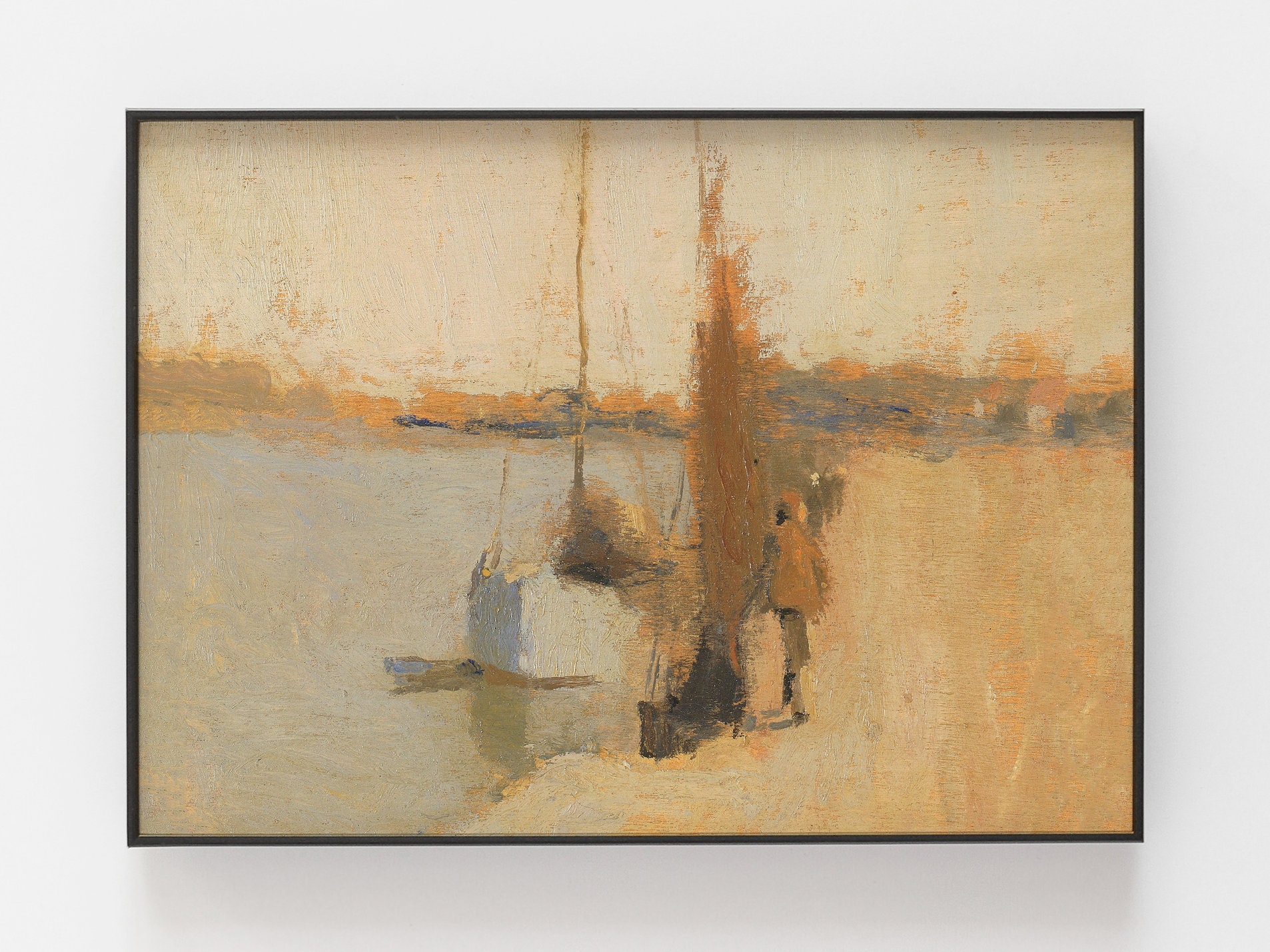 Druckbares Bild graues und braunes Bild gedämpftes | Etsy