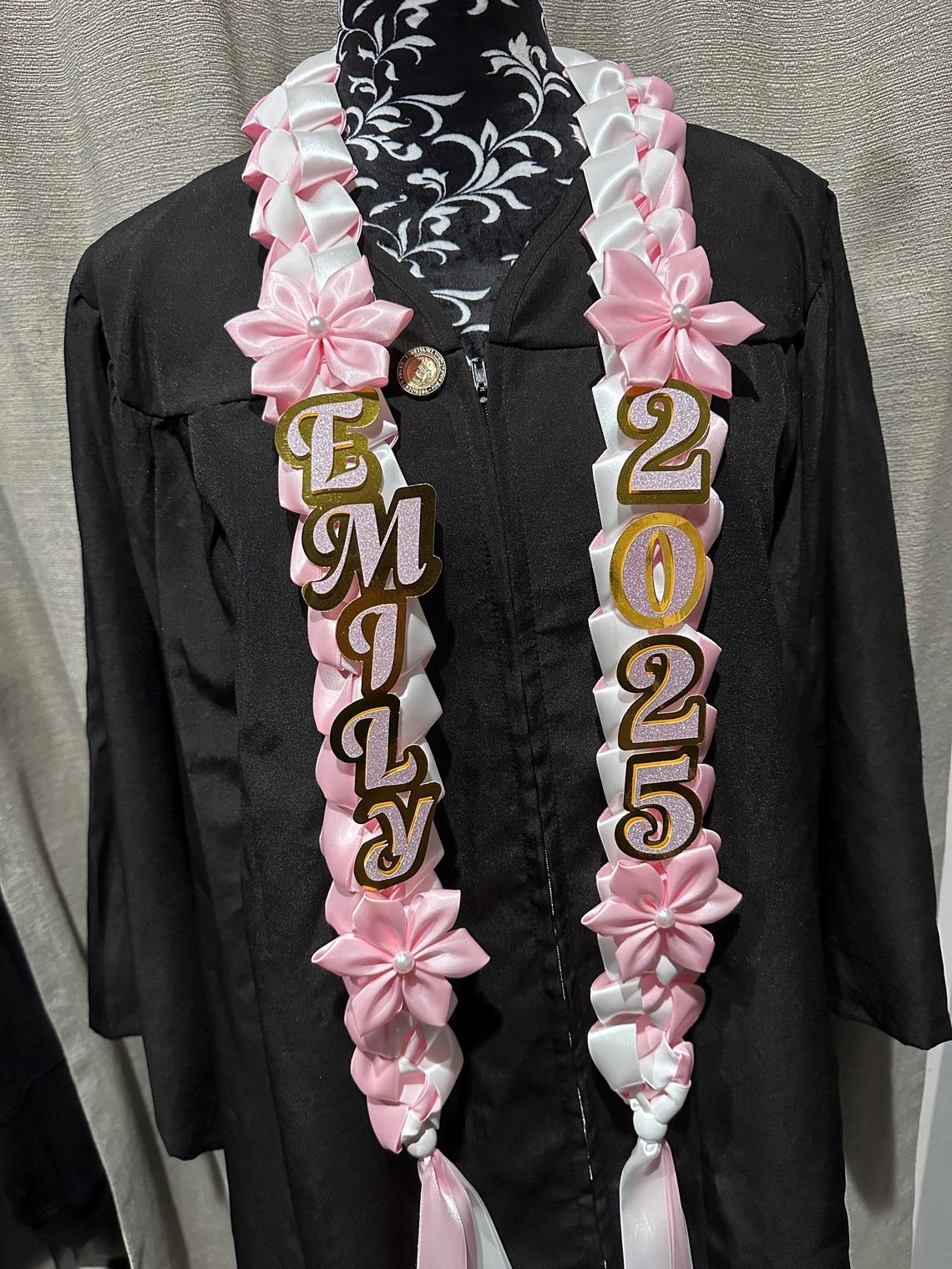 Satin Flowers. Satin Ribbon. Graduation Lei Add On - Etsy