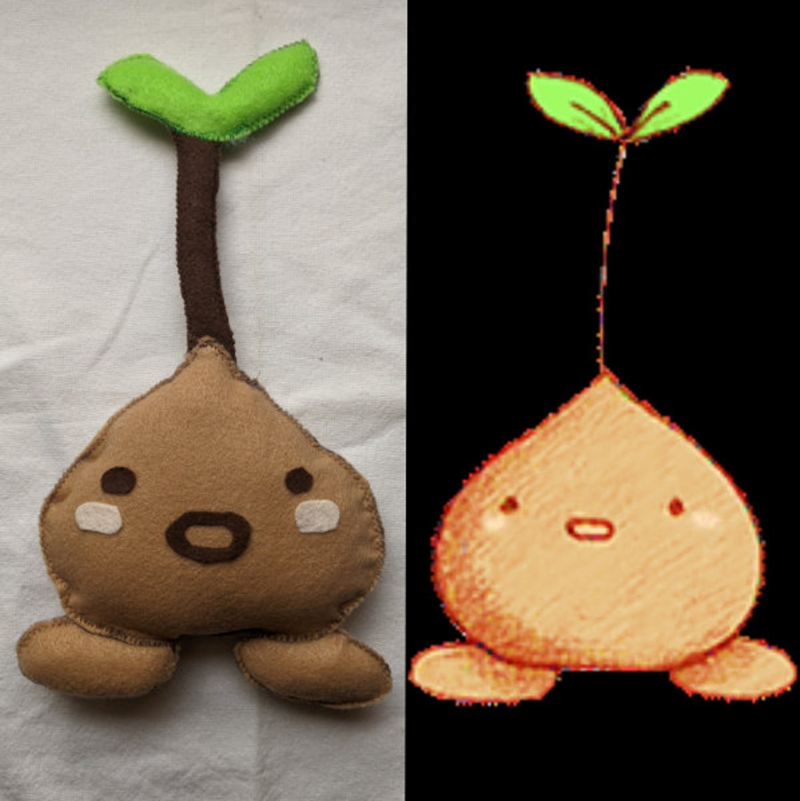 Omori Game Sprout Mole Plush | Etsy