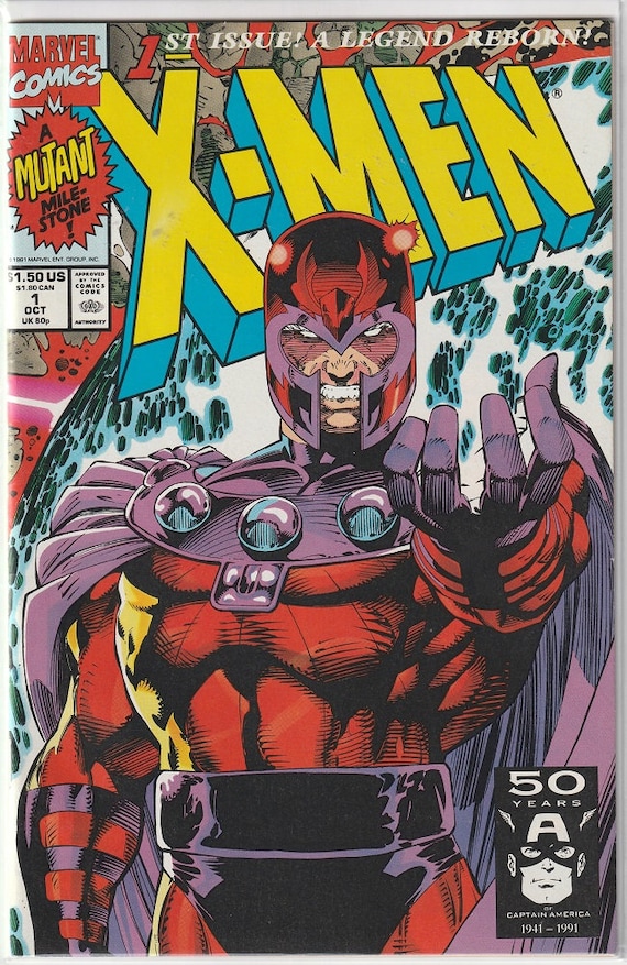 Xmen 1 Cover Comic Book Jim Lee Etsy Australia