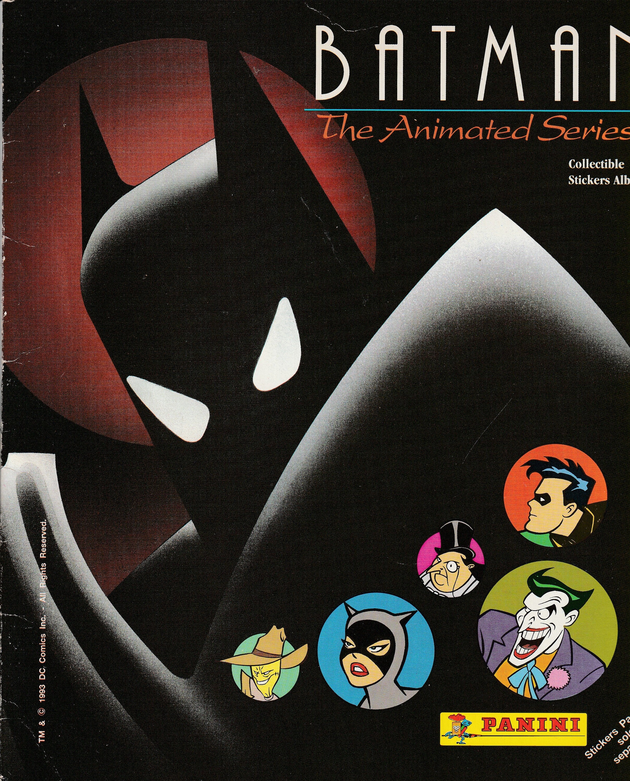 Batman the Animated Series Sticker Book by Panini UNUSED - Etsy New Zealand