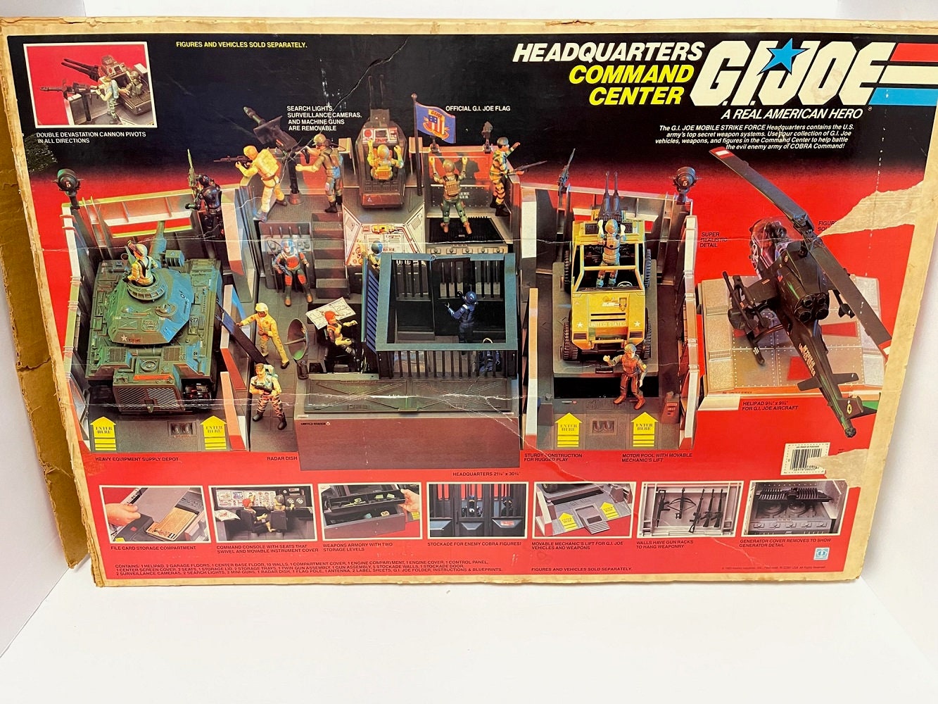 VINTAGE G.I. JOE Headquarters Command Center Complete Etsy