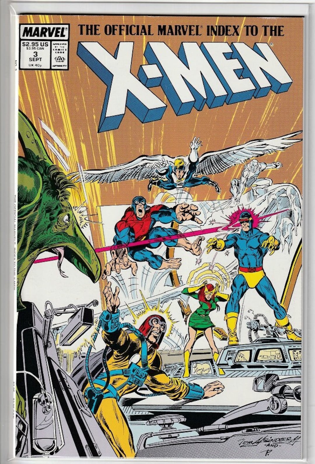 Marvel Index Xmen 3 Comic Book Etsy