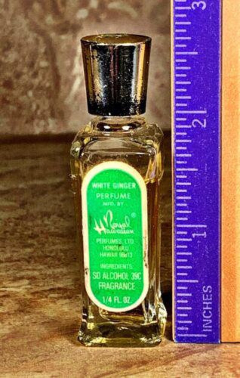 RARE Vintage Royal Hawaiian WHITE GINGER Perfume 14oz Mini Pure Parfum