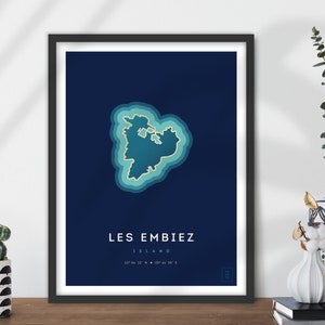 Affiche de l'île des Embiez
