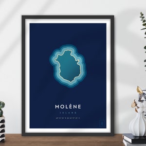 Plakat der Insel Molène
